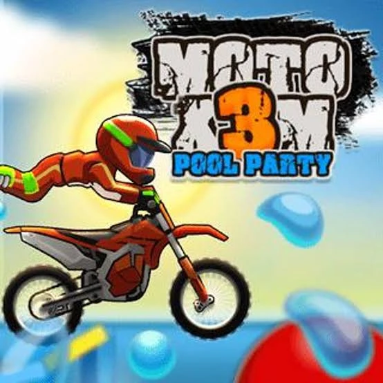 Moto x3m pool party icon